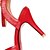 abordables Sandales femme-Femme Chaussures Cuir Eté Kitten Heel Boucle pour Décontracté De plein air Habillé Blanc Rouge