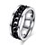 abordables Bagues-Anneau Alliance Bague Bague Fantaisie Grosse For Homme Soirée Mariage Cadeau Acier au titane Ouverture de bouteille Amour