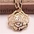 cheap Necklaces-New Arrival Fashional Hot Sellign Hollow Rose Necklace
