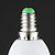 olcso Izzók-1.5 W LED gyertyaizzók 150-200 lm E14 C35 8 LED gyöngyök SMD 3022 Meleg fehér 220-240 V / 5 db. / RoHs
