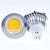 preiswerte Leuchtbirnen-5 Stück 50-150lm LED Spot Lampen MR16 1 LED-Perlen COB Warmes Weiß / Kühles Weiß 220-240V / RoHs / CCC