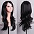 cheap Costume Wigs-Cosplay Costume Wig Synthetic Wig Curly Asymmetrical Wig Medium Length Long Black Synthetic Hair Women&#039;s Natural Hairline Black