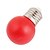 baratos Lâmpadas-5 pcs colorido e27 1 w economia de energia 6 led lâmpadas globo lâmpada diy branco verde amarelo azul vermelho cor brilhante ac220-240v