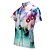 baratos Roupa de Ciclismo Feminino-JESOCYCLING Mulheres Manga Curta Camisa para Ciclismo Floral / Botânico Tamanhos Grandes Moto Camisa / Roupas Para Esporte Blusas Respirável Secagem Rápida Resistente Raios Ultravioleta Esportes 100