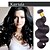 billige Hårvever med ekte hår-Brazilian Hair Wavy 500 g Natural Color Hair Weaves / Hair Bulk Human Hair Weaves Human Hair Extensions