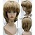 cheap Human Hair Capless Wigs-Exquisite Dark Blonde 100% Human Hair Wig Natural glueless cap wig Short  Remy Hair Wigs