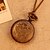 cheap Women&#039;s Watches-Ancient Rome Compass Pattern Quartz Analog Vintage Antique Map Pocket Watches Clock Fashion Mens 78cm Chain Steampunk Cool Watches Unique Watches