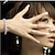 preiswerte Armbänder-Damen Ketten- &amp; Glieder-Armbänder Party damas Einzigartiges Design Modisch Messing Armband Schmuck Silber Für Party Geschenk Valentinstag