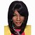 cheap Synthetic Trendy Wigs-Synthetic Wig Wig Medium Length Black Synthetic Hair Women&#039;s