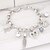 cheap Bracelets-Women&#039;s Charm Bracelet - Rhinestone Heart Ladies, Fashion Bracelet Jewelry Silver / Golden For Christmas Gifts Daily Casual
