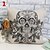 cheap Throw Pillows &amp; Covers-High Quality Skull Printing  Pillow Cover (18*18 inch)