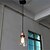 abordables Suspension-Rustique Rétro Traditionnel/Classique Lanterne Lampe suspendue Pour Salle de séjour Chambre à coucher Salle à manger Bureau/Bureau de