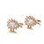 cheap Earrings-Hoop Earrings Fashion Luxury Zircon Cubic Zirconia Gold Plated Jewelry For 2pcs