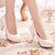 ieftine Tocuri de Damă-Pantofi pentru femei Imitație de Piele Toc Stiletto Tocuri/Vârf Rotund Pantofi cu Toc Birou &amp; Carieră/Rochie Negru/Roșu/Alb