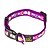 abordables Colliers, harnais et laisses pour chiens-Chat Chien Colliers Harnais et Laisse Empreinte Nylon Violet Rouge Bleu