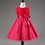 זול שמלות למסיבות-ילדים קטן בנות שמלה טלאים אחיד ליציאה לבן סגול אדום ללא שרוולים שמלות קיץ