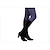 cheap Dance Boots-Women&#039;s Dance Shoes Latin Velvet Chunky Heel Black/Brown
