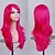 cheap Costume Wigs-Cosplay Costume Wig Synthetic Wig Curly Natural Wave Natural Wave Asymmetrical Wig Medium Length Long Red Synthetic Hair Women&#039;s Natural Hairline Red
