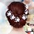cheap Headpieces-Crystal Flower Hair Flower Bride Hair Wedding Headdress