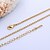 cheap Necklaces-Women&#039;s Chain Necklace Ladies 18K Gold Plated Pearl Yellow Gold White Gold Necklace Jewelry For