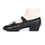 cheap Ballroom Shoes &amp; Modern Dance Shoes-Women&#039;s Ballet Shoes Ballroom Dance Shoes Practice Heel Split Sole Low Heel Closed Toe Elastic Band Kid&#039;s Teenager Adults&#039; Black Red