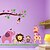 cheap Wall Stickers-Animals Romance 3D Cartoon Botanical Wall Stickers Animal Wall Stickers Decorative Wall Stickers, Vinyl Home Decoration Wall Decal Wall