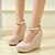 cheap Women&#039;s Heels-Women&#039;s Shoes Wedge Heel Round Toe Pumps Dress Shoes More Colors available