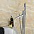 cheap Bathtub Faucets-Contemporary Handshower Included/Floor Standing Tub Brass Chrome