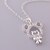 cheap Necklaces-Women&#039;s Sterling Silver Cubic Zirconia Rhinestone - Round Single Strand Animal White Necklace For Wedding Party Special Occasion