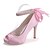 preiswerte Hochzeitsschuhe-Women&#039;s Silk Spring / Summer / Fall Stiletto Heel Pink / Champagne / Ivory / Wedding / Party &amp; Evening