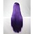 abordables Perruques de déguisement-Perruque de cosplay Perruque Synthétique Droit Droite Perruque Violet Cheveux Synthétiques Femme Violet