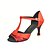 cheap Dance Shoes-Women&#039;s Latin Shoes / Salsa Shoes Lace Zipper Sandal Ribbon Tie Customized Heel Customizable Dance Shoes Black / Red / Yellow