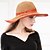 abordables Chapeaux de fête-Femme Vannerie Casque-Décontracté / Extérieur Chapeau 1 Pièce Head circumference 57cm