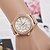 cheap Fashion Watches-Women&#039;s Wrist Watch Quartz Silver / Rose Gold Casual Watch Analog Ladies Charm Fashion - Rose Gold Silver