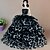 cheap Dolls Accessories-Party / Evening For Barbiedoll Black Lace Organza Dress For Girl&#039;s Doll Toy
