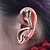 Χαμηλού Κόστους Μανσέτες Αυτιών-Γυναικεία Χειροπέδες Ear κυρίες Σκουλαρίκια Κοσμήματα Μπρονζέ / Ασημί Για Πάρτι Καθημερινά Causal