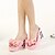 cheap Women&#039;s Slippers &amp; Flip-Flops-Women&#039;s Leatherette Summer Platform / Wedge Heel / Creepers Bowknot Fuchsia / Blue / Pink