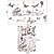 voordelige Muurstickers-Dieren Muziek Cartoon Muurstickers Dierlijke muurstickers Decoratieve Muurstickers, Vinyl Huisdecoratie Muursticker Wand