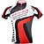 Χαμηλού Κόστους Γυναικεία ποδηλατική ένδυση-Ανδρικά Κοντομάνικο Φανέλα ποδηλασίας Ποδήλατο Αθλητική μπλούζα Κόκκινο---Γρήγορο Στέγνωμα, Αναπνέει