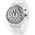 levne Módní hodinky-Geneva Dámské Hodinky na běžné nošení Módní hodinky japonština Křemenný Silikon Černá / Bílá 30 m Svítící Analogové dámy Přívěšky - Bílá Černá Dva roky Životnost baterie
