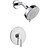 cheap Rough-in Valve Shower System-Shower Faucet Set - Rain Shower Widespread Contemporary Chrome Wall Mounted Brass Valve Bath Shower Mixer Taps / Single Handle Two Holes