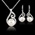 cheap Jewelry Sets-Women&#039;s Jewelry Set Earrings Jewelry White For Party Anniversary Engagement