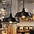 baratos Luzes pendentes-Diâmetro 36 cm luzes pingente de metal 1-luz de metal sombra sala de estar sala de jantar iluminação corredor