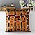 preiswerte Dekorative Wurfkissen-4 pcs Pillow Cover Rustic Square Zipper Traditional Classic