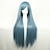 abordables Perruques de déguisement-Perruque de cosplay Perruque Synthétique Droit Droite Coupe Asymétrique Perruque Long Vert Cheveux Synthétiques Femme Ligne de Cheveux Naturelle Vert