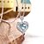 levne Módní náhrdelníky-Dámské Křišťál Náhrdelníky s přívěšky Řetízky Stříbro Křišťál Delfín Zvíře Modrá Náhrdelníky Šperky Pro Svatební Párty Denní Ležérní