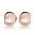 cheap Earrings-Women&#039;s Crystal Stud Earrings Ladies Sterling Silver Silver Earrings Jewelry Pink For Wedding Party Daily Casual Sports