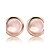 olcso Orecchini-Women&#039;s Crystal Stud Earrings Ladies Sterling Silver Silver Earrings Jewelry Pink For Wedding Party Daily Casual Sports