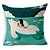 cheap Throw Pillows &amp; Covers-Stylish Cartoon Polar bear Patterned Cotton/Linen Decorative Pillow Cover