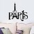 cheap Wall Stickers-Wall Stickers Wall Decals Style The New Paris Tower Carved Off Waterproof Removable PVC Wall Stickers